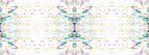 Prickfärgsform Regnbågslinje Abstrakt Effekt Våt Flerfärgad Regnbåge Droppe Linje Bindfärgning — Stockfoto