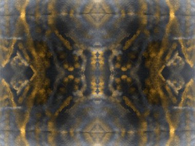 Spot Abstract Spot. Tie Dye Spot Seamless Stroke. Art Water Brush. Line Tie Dye Canvas. Golden Geometric Drawn Spatter. Ink Watercolour Tye Dye Blob. Art Creative Seamless Spill. Wash Dot Pattern.