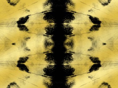 Kusursuz Soyut Altın. Mürekkep kravat boyası baskısı. Islak siyah kravat boyası izi. Lüks Karanlık Kusursuz Efekt. Karanlık Rustik tuval. Sanat arkaplan desenini yıka. Lüks Bohem Renk Sıçratma. Mürekkep Kirli Şekil.