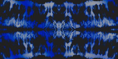 Gece Sanatçısı kravat boyası. Cool Geometric Tile. Denim Hafif Sanatsal Toprak. Mavi suluboya baskı. Leke Uzay Boyalı Sanat. Kış stili dokusu. Işıl ışıl mürekkep. Beyaz desenli tasarım. 
