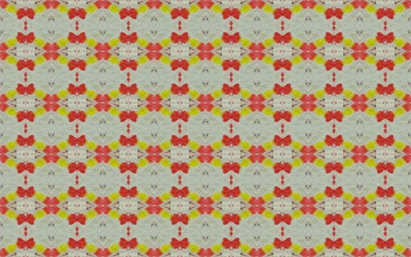 Uzbekistan Geometric Pattern Tile Arabic Floral Tile Batik Colored Floral — Stockfoto