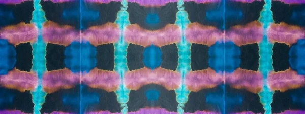 Etnisk Geometrisk Ritning Plotch Tvätta Tie Dye Stroke Tvätta Bläckmönstret — Stockfoto