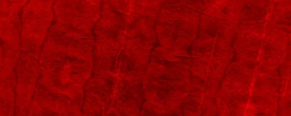 Red Dark Tie Dye Banner Red Hand Minimal Effect Colour — Zdjęcie stockowe