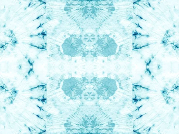 微妙な水の色の水のテクスチャ アクア キャンバス アートカラーブラシ Geo Gradient Abstract Spill 青インクのテクスチャ テールシームレス — ストック写真