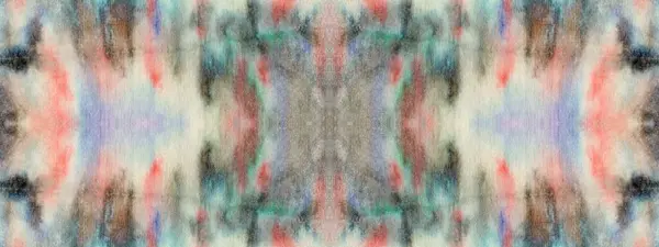 Wet Multi Color Tye Dye Spot Tie Dye Wash Abstract — 스톡 사진