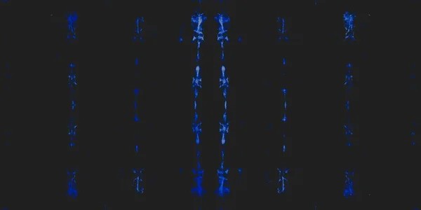 黒霜汚れ 青い幾何学的モチーフ ホワイトライトダーティアートスタイル 星の抽象的なパターン 煙落書きスタイル 明るいインクペイント 海軍ブラシスペース デニムクラフトパターン — ストック写真