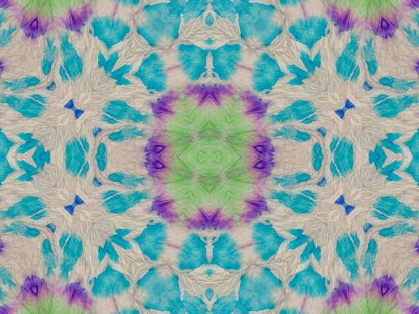 Ethnic Aquarelle Water Pattern Wash Seamless Spot Wash Tie Dye — Stock Photo, Image