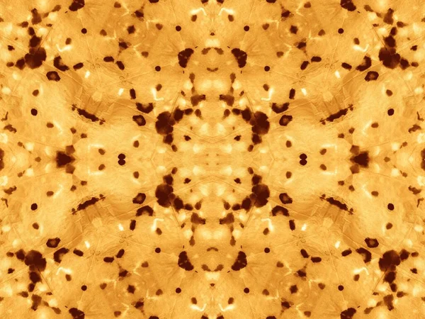 Adorno Geométrico Marrón Tie Dye Grunge Ochre Abstract Acuarela Cofee — Foto de Stock