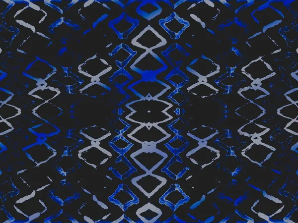 Natt Texturerad Duk Blue Repeat Chevron White Rough Dirty Art — Stockfoto