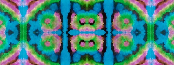 Ισοπαλία Dye Πλύνετε Αφηρημένο Λουλούδι Πιτσιλιές Υδατοχρώματος Tiedye Σχήμα Art — Φωτογραφία Αρχείου