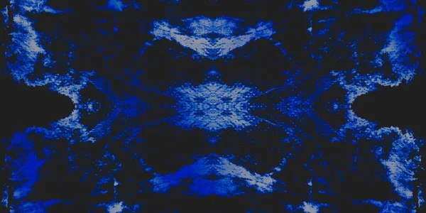 Denim Tie Dye Grunge Geometrisches Motiv Schnee Night Light Dirty — Stockfoto