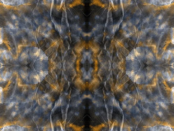 Mosd Meg Zökkenőmentes Aranyat Nedves Akvarell Festék Foltok Narancs Geometrikus — Stock Fotó