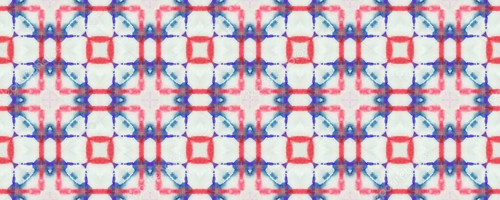 Pakistan Geometric Pattern Boho. Colored Morocco Endless Print. Lisbon Geometric Batik Print. Spanish Floral Boho Design. Ethnic Flower Tile. Colored Floral Floor. Arabic Ornament Pattern.
