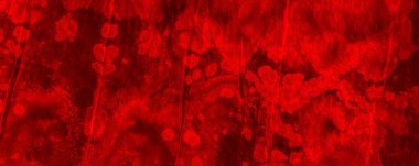 Red Dark Tie Dye Banner. Red Dark Painted Design. Colour Wallpaper Grunge. Summer Water Color Splatter. Empty Decorative Concept. Empty Flourish Flat. Red Background Illustration Pop Abstract Light.