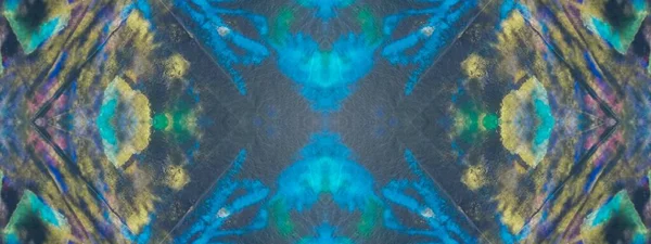 Tie Dye Soft Abstract Splash Art Geometric Shibori Blob Патерн — стокове фото
