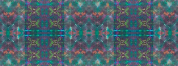 Inktzwarte Borstel Kunst Geometrische Tie Dye Spot Bind Dye Soft — Stockfoto