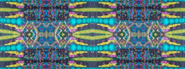 Wash Tie Dye Effect Tie Dye Neon Abstracte Bloem Nat — Stockfoto