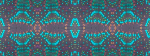 Neon Abstract Mark Ethnic Boho Seamless Sponge Wet Multi Color — Zdjęcie stockowe