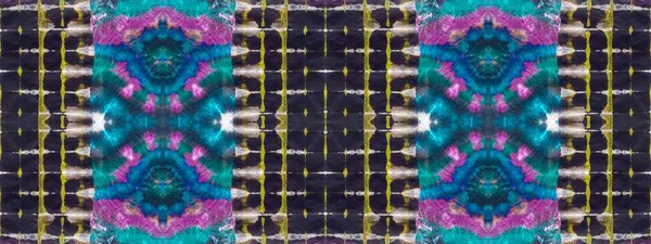Kunst Patchwork Tye Dye Blob Tiedye Aquarell Streifen Textur Nass — Stockfoto