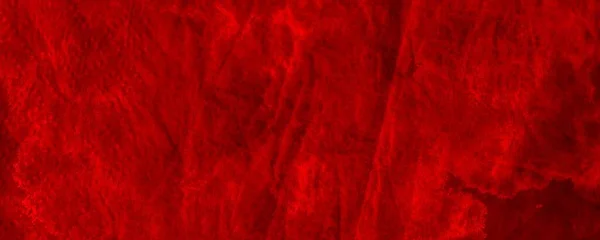 Red Dark Tie Dye Grunge Red Acid Brushed Modern Red — 图库照片
