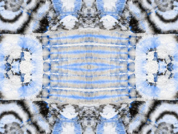 Blauwe Abstracte Vlek Subtiel Geometrisch Waterpatroon Tie Dye Blue Abstract — Stockfoto