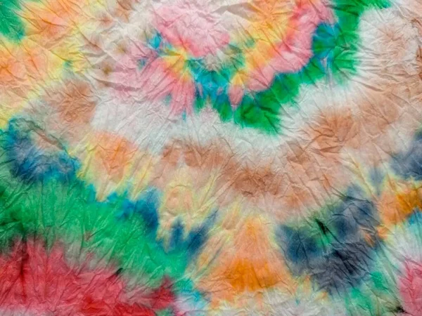 Spiralny Krawat Farbowania Wzór Multi Color Tiedye Druk Grunge Spiralny — Zdjęcie stockowe