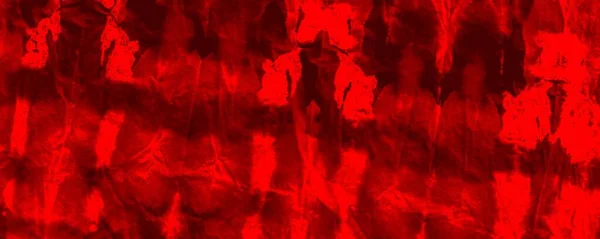 Red Dark Tie Dye Banner Red Hand Organic Horror Colour — 스톡 사진