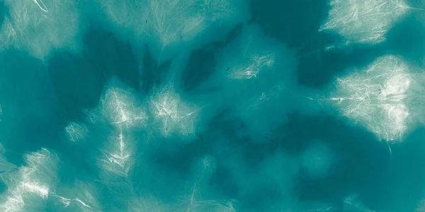 Arte Suja Azul Tinta Cinzenta Verão Brilhante Ocean Pattern Pintura — Fotografia de Stock