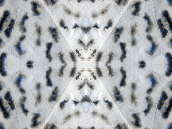 Grå Abstrakt Märke Bind Dye Blue Abstrakt Stänk Geogeometrisk Akrylklump — Stockfoto