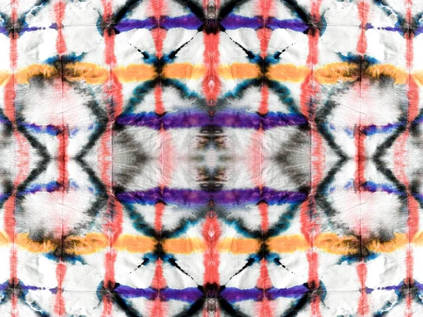 Art Rainbow Seamless Print Tiedye Geometriskt Ljusstänk Geo Multi Color — Stockfoto