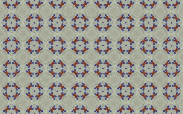 Indonesian Geometric Flower Floor Ethnic Pattern Tile Tribal Geometric Texture — Zdjęcie stockowe