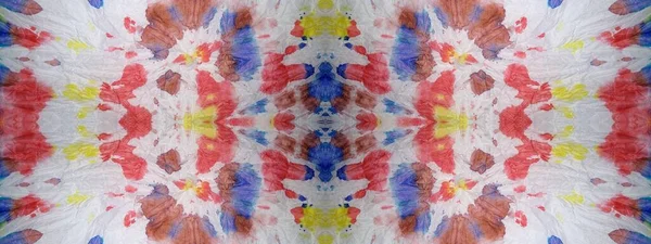 Tie Dye Hand Abstract Canvas Wash Ink Pattern Wash Tie — 图库照片