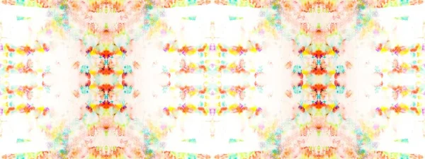 Färgfläck Bind Dye Boho Abstract Stroke Regnbågseffekt Tvätta Abstrakt Mark — Stockfoto