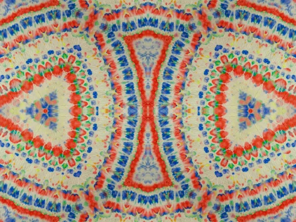 シームレスなスポットを洗う 涙を流して死ぬ ウェットレインボーアブストラクトスプラット 明るい水彩ストライプのコンセプト Geo Geometric Tye Dye Blot ボホの抽象効果を結ぶ — ストック写真
