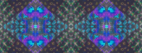 Neon Tie Dye Canvas Våt Gradient Sömlös Plat Bläck Geometric — Stockfoto