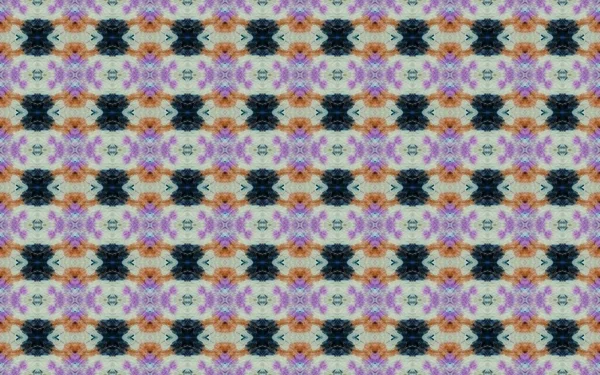 Uzbekistan Geometric Batik Print Spanish Mosaic Tile Flower Arabic Geometric — Stok fotoğraf