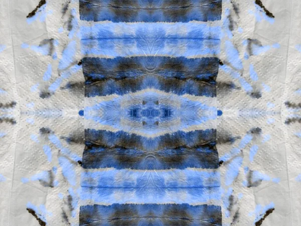 Blue Tie Barvy Grunge Inkoust Patchwork Rainbow Drop Gray Abstract — Stock fotografie