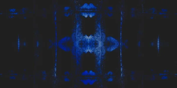 Denim Boyalı Sanat Şablonu Sonsuz Yıldız Motifi Gece Karlı Grunge — Stok fotoğraf