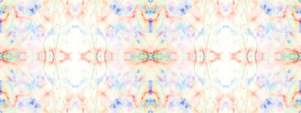 Line Tie Dye Effect Geo Kleurrijke Abstracte Vlek Natte Aquarel — Stockfoto