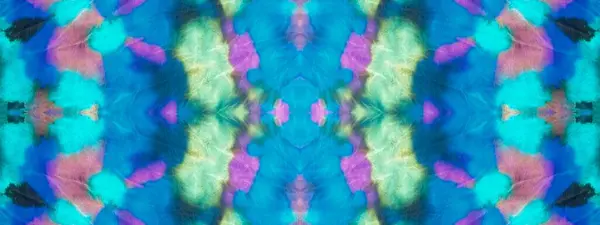 Wash Ink Pattern Tie Dye Hand Abstract Sponge Ethnic Geometric — Stock Photo, Image