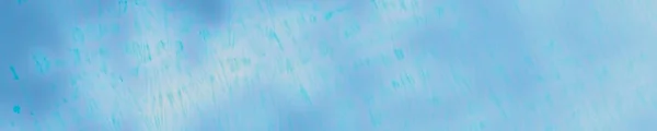 Поверхность Синего Моря Акварель Голубой Жидкостью Cyan Dye Яркая Краска — стоковое фото