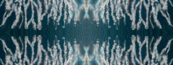 Art Geometric Tie Dye Spot Wet Rainbow Seamless Splat Tie — стоковое фото