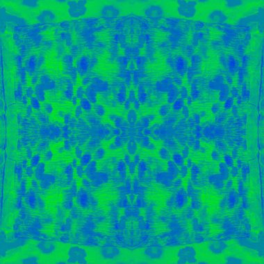 Blue Tie Dye Print. Indigo Eco Dirty Watercolor. Sky Abstract Print. Aqua Modern Dyed. Wash Stylish Ink. Navy Stylish Material. Sexy Modern Art Style. Sea Green Geometric Motif. 