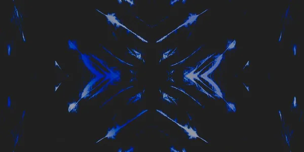 Night Tie Dye Art Glow Geometrisk Kakel Denim Rough Dirty — Stockfoto
