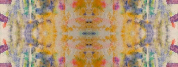 Cravate Dye Boho Fleur Abstraite Art Creative Abstract Splat Laver — Photo