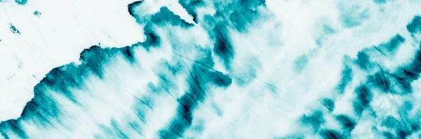 Blue Paper Draw Teal Blur Simple Draw Dirty Perie Banner — Fotografie, imagine de stoc