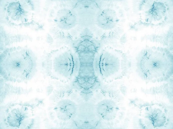 インクライトブラシ ブルーアブストラクトスポット ブルー色絞りドロップ アクアドット柄 微妙な水彩水の概念 スポット シームレス ブロックを結ぶ ミント ダイ効果 — ストック写真