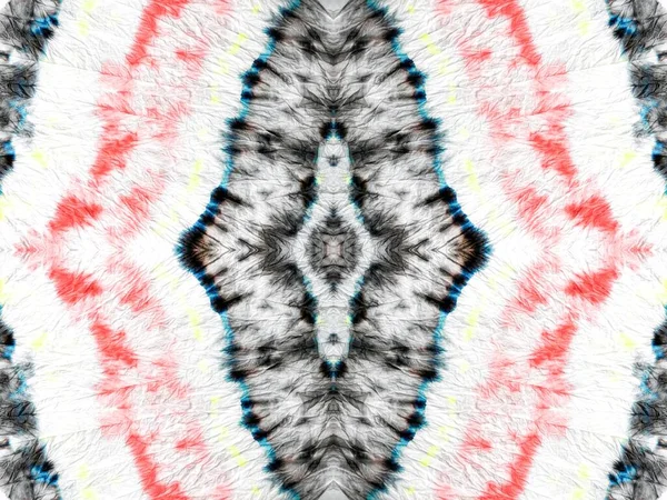 Mürekkep Renk Fırçası Kravat Boyasını Tekrar Yıka Kirli Geometrik Kumaş — Stok fotoğraf