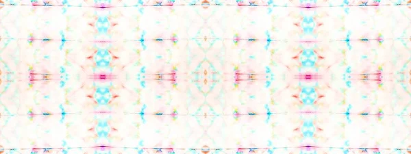 Rainbow Canvas Waschen Ethnische Polkadot Wasserfleck Dot Geometric Tie Die — Stockfoto