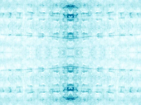 Tiedye幾何学的な布のストレッチ ブルーアブストラクトマーク ウェット幾何学的なタイダイドロップ テール アート パターン 死のアクアシームレスブロックを結ぶ インク水ブラシ ミント キャンバス — ストック写真